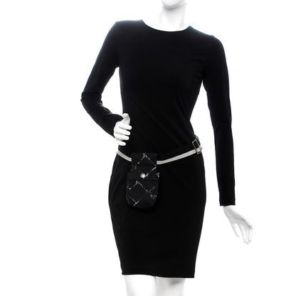 Chanel Nylon Travel Ligne Waist Belt Bag Black 2 of 8