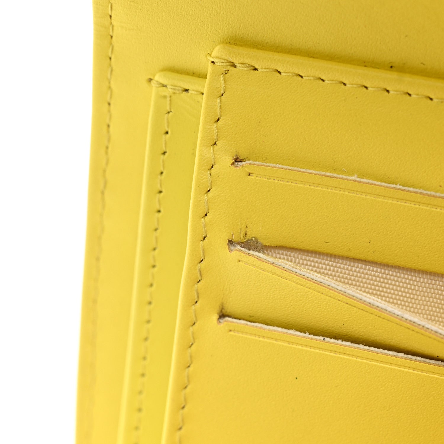 Chanel Patent Quilted Compact Flap Wallet Yellow 8 of 8