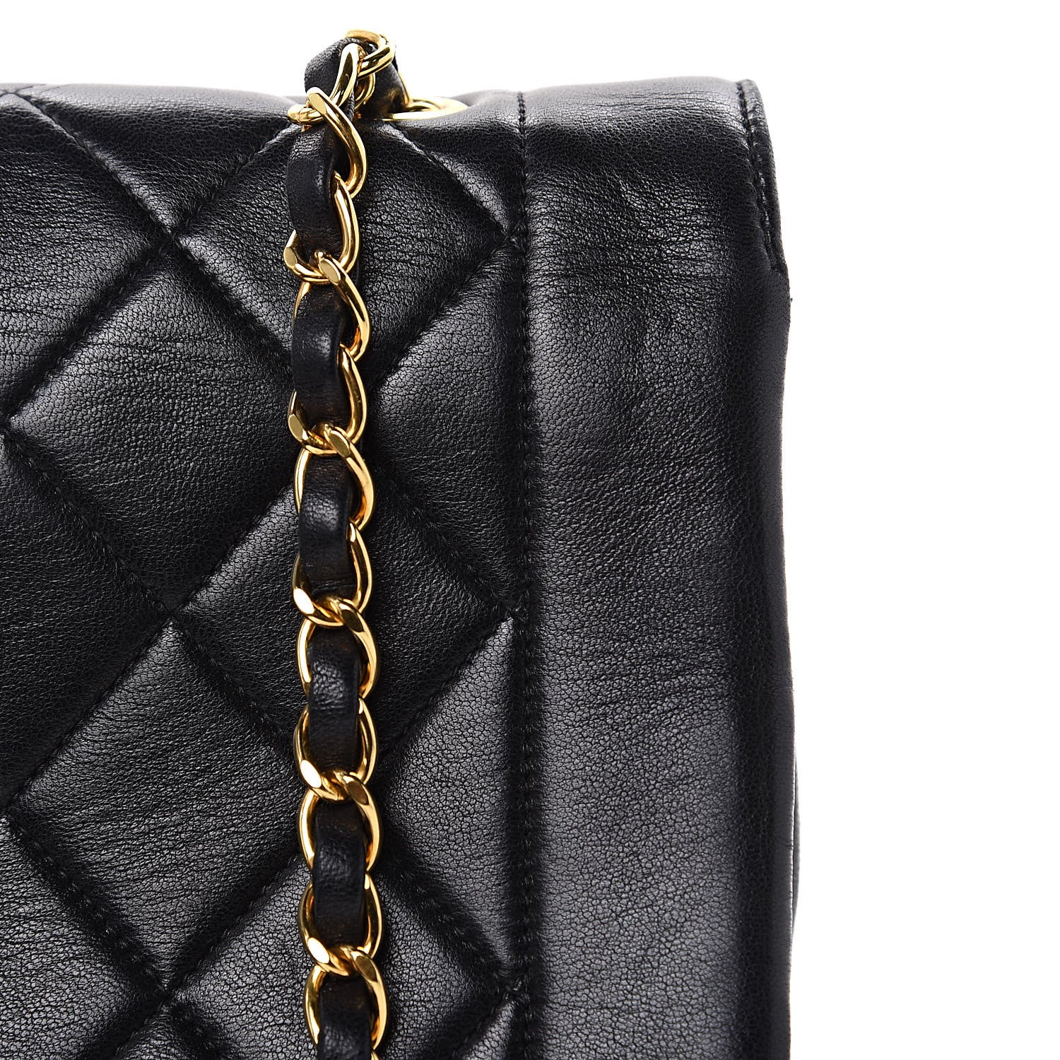 Chanel Lambskin Quilted Small Single Flap Bag Black 13 of 15