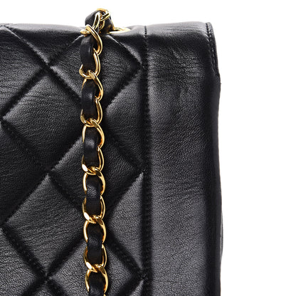 Chanel Lambskin Quilted Small Single Flap Bag Black 13 of 15