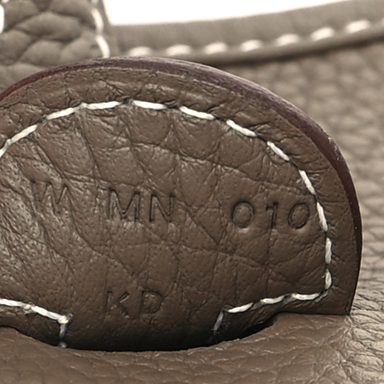 Hermes Taurillon Clemence Evelyne III PM Etoupe 7 of 11
