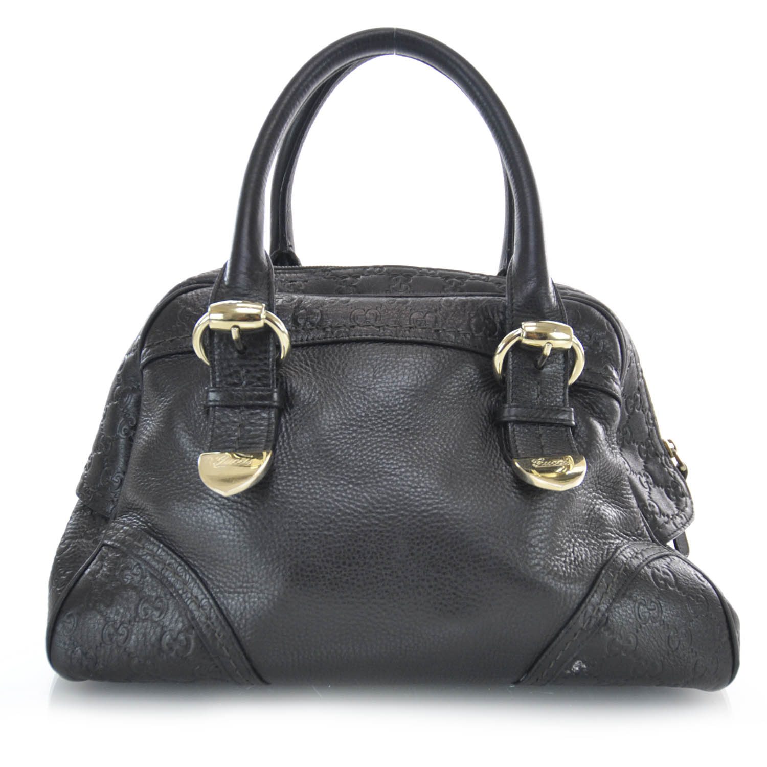 Gucci Guccissima Signoria Large Dome Bag Black 1 of 8