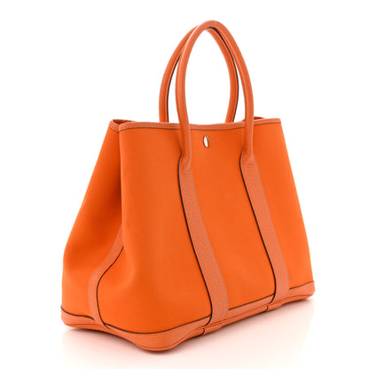 Hermes Toile Negonda Garden Party 36 MM Orange 3 of 13