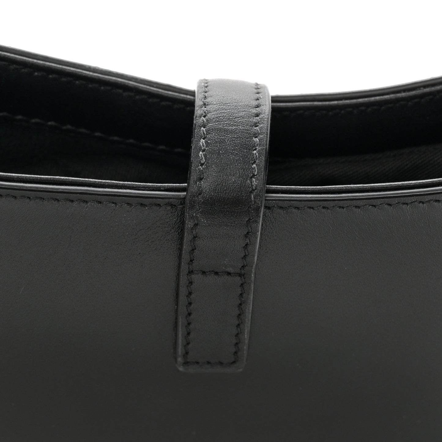 Smooth Calfskin Le 5 A 7 Mini Hobo Black