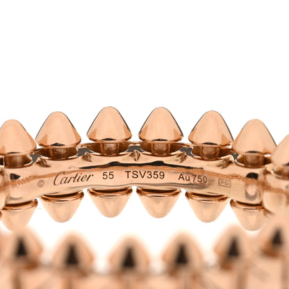 Cartier 18K Pink Gold SM Clash De Cartier Ring 55 7.25 4 of 5