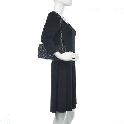 Chanel Lambskin Quilted East West Flap Black 2 of 12