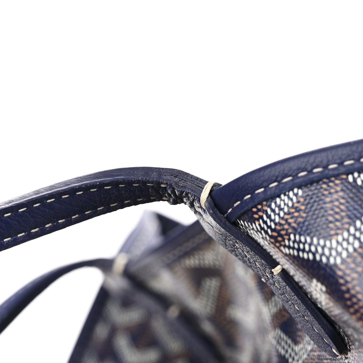 Goyardine Reversible Mini Anjou Navy