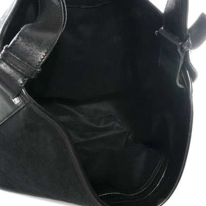 Gucci Monogram Large Shoulder Bag Black 5 of 7