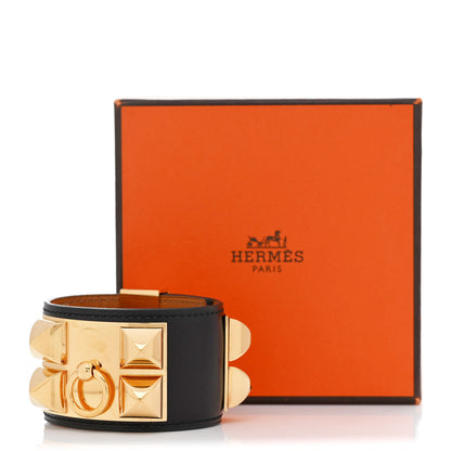 Hermes Box Collier De Chien CDC Bracelet S Black 7 of 7