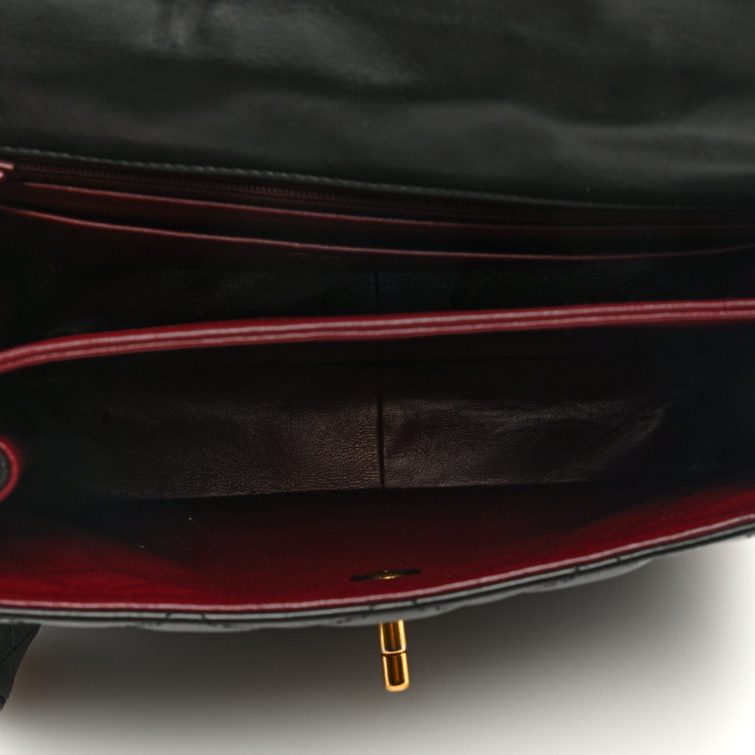 Chanel Lambskin Quilted CC Flap Shoulder Bag Black 5 of 8