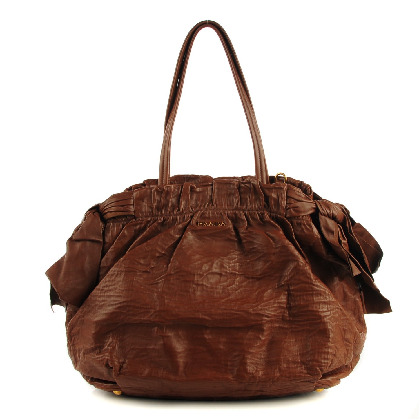 Nappa Antique Bow Bag Cocco