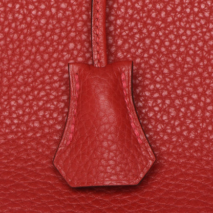 Hermes Togo Birkin 35 Rouge Casaque 20 of 29