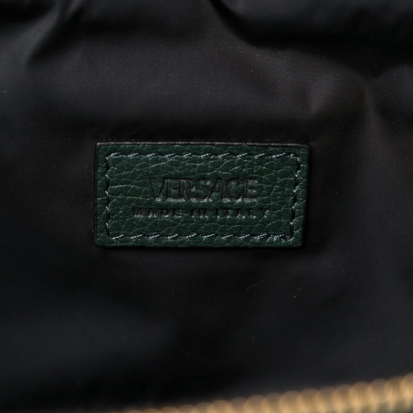 Grained Calfskin Vanitas Medea Belt Bag Green