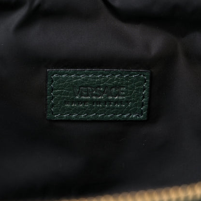Versace Grained Calfskin Vanitas Medea Belt Bag Green 6 of 9
