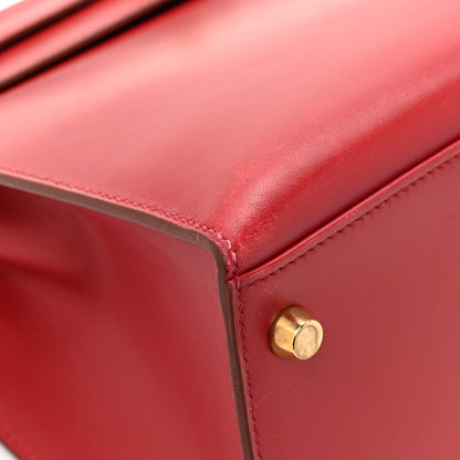 Hermes Box Kelly Sellier 28 Rouge Vif 10 of 19