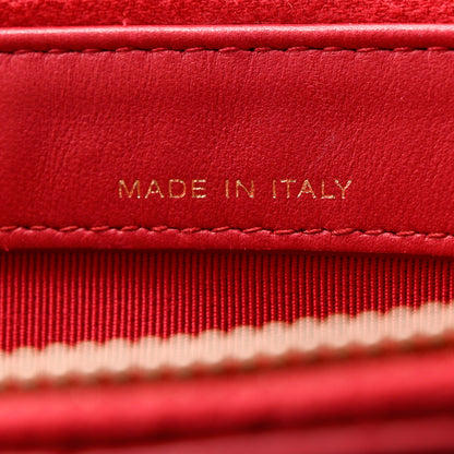 Chanel Lambskin Quilted Small Clutch With Chain Dark Pink 8 of 14