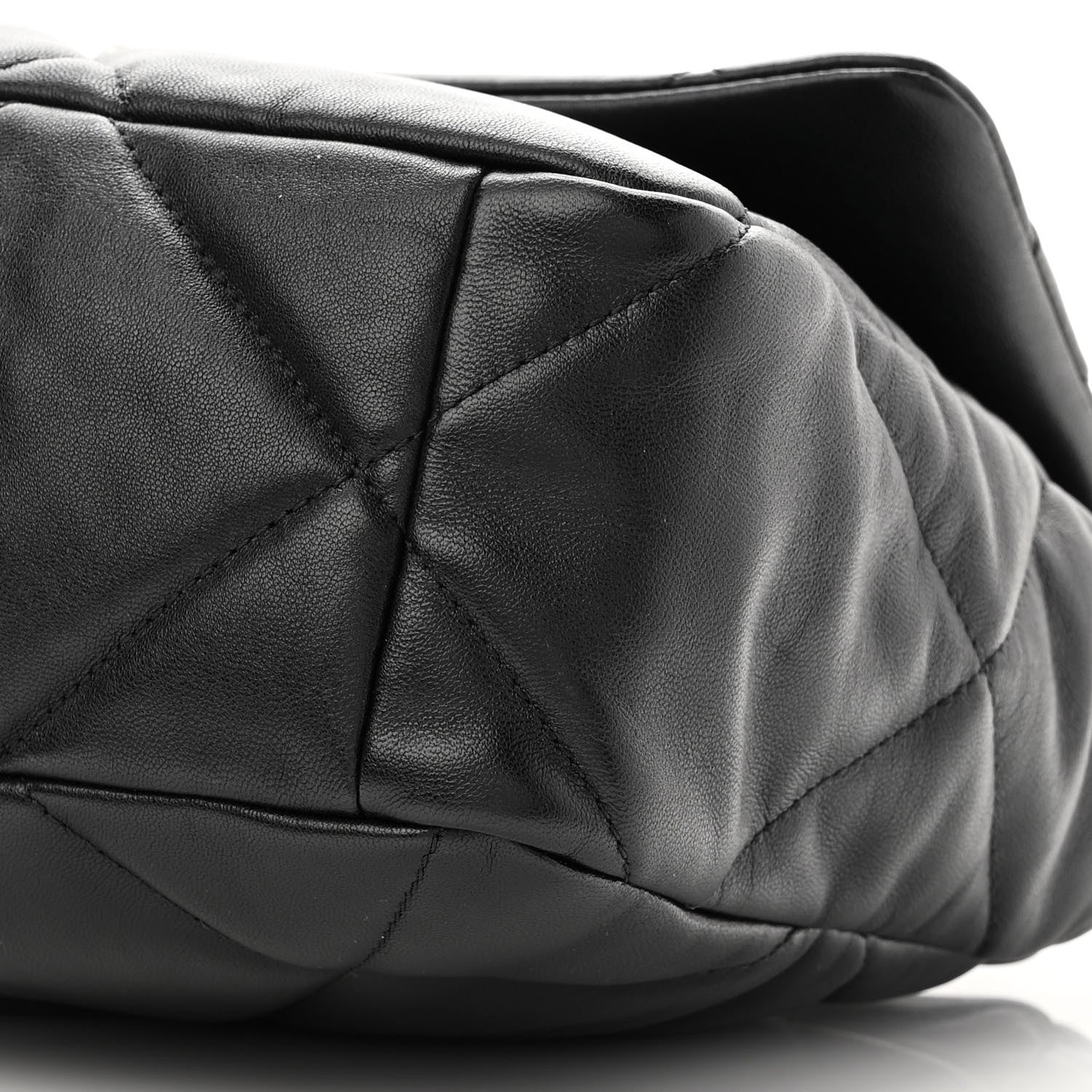 Chanel Lambskin Quilted Large Chanel 19 Flap Black 9 of 10