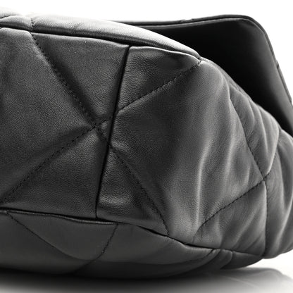 Chanel Lambskin Quilted Large Chanel 19 Flap Black 9 of 10