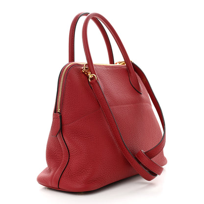 Hermes Taurillon Clemence Bolide 31 Rouge Grenat 3 of 9