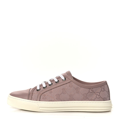 Gucci GG Monogram Calfskin Womens Low Top Sneakers 36.5 Pink Soft Pink 1 of 9