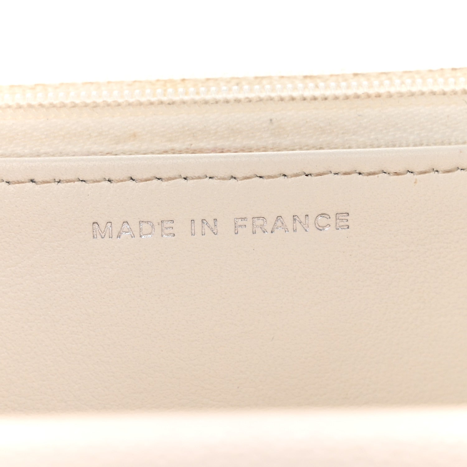 Chanel Caviar Quilted Wallet on Chain WOC White 7 of 12