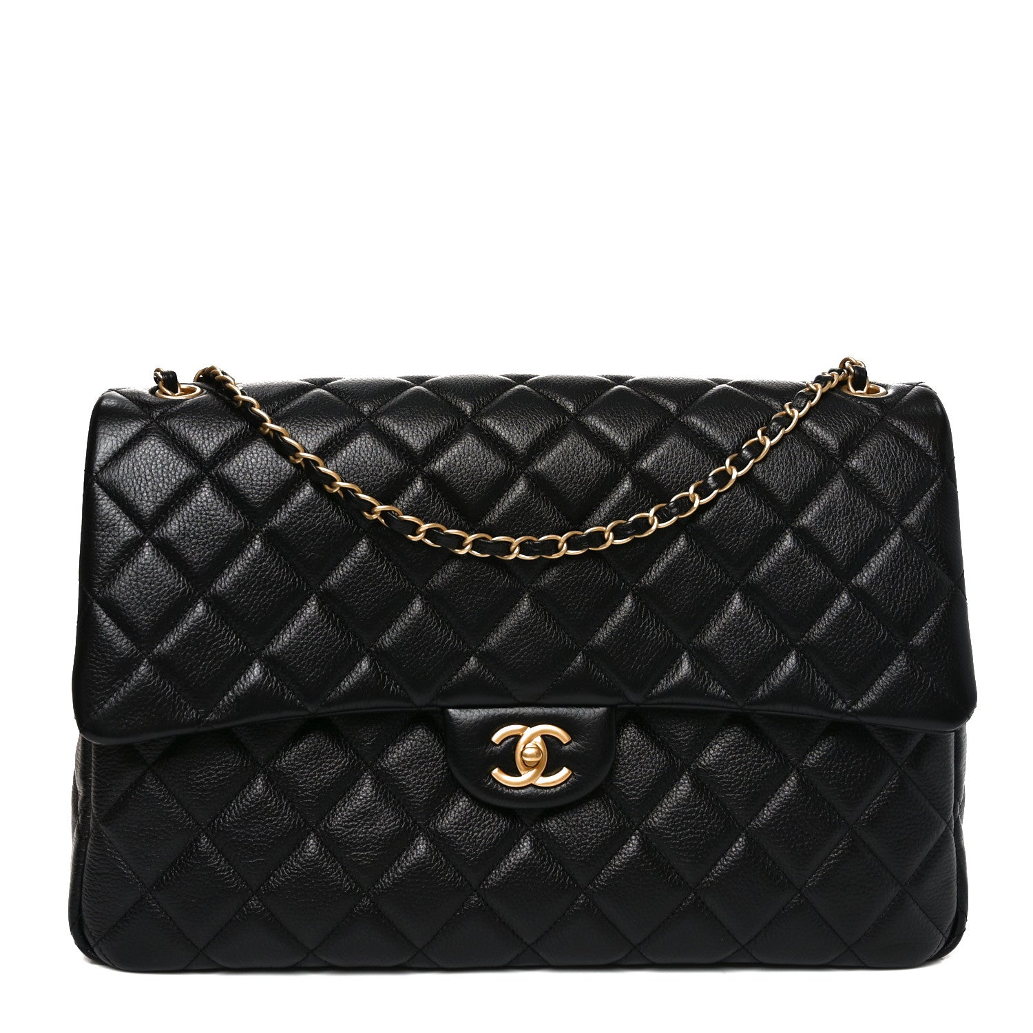Chanel Caviar Quilted Small XXL Travel Flap Bag Black 1 of 11