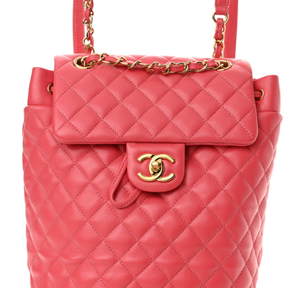 Chanel Lambskin Quilted Small Urban Spirit Backpack Pink 7 of 12