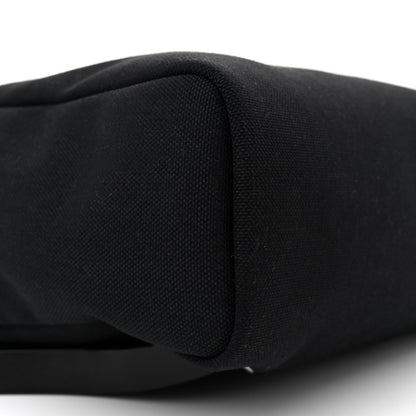 Hermes Military Toile Vache Hunter Herbag a Dos Zip Retourne Backpack Black 10 of 11