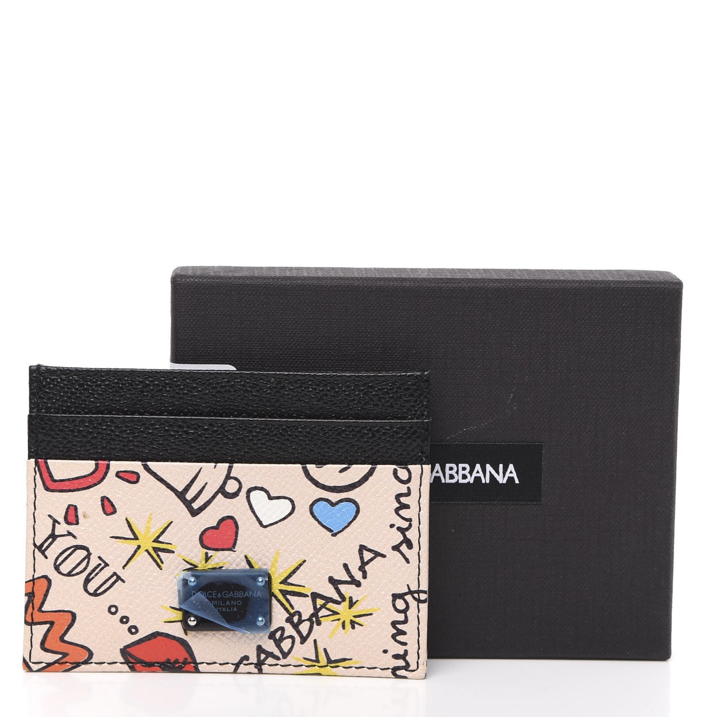 Dauphine Graffiti Card Holder Multicolor