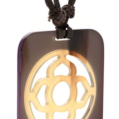 Hermes Buffalo Horn Lacquer Lift Necklace 7 of 8