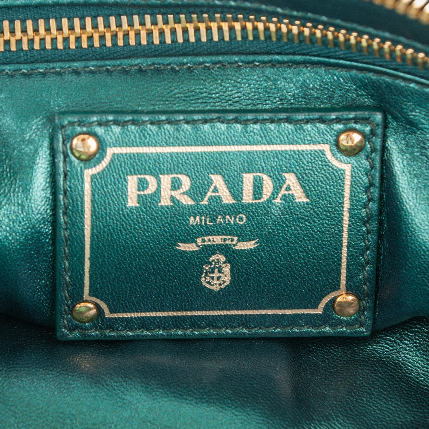 Prada Whipsnake Pietre Jeweled Evening Bag Turchese 6 of 8