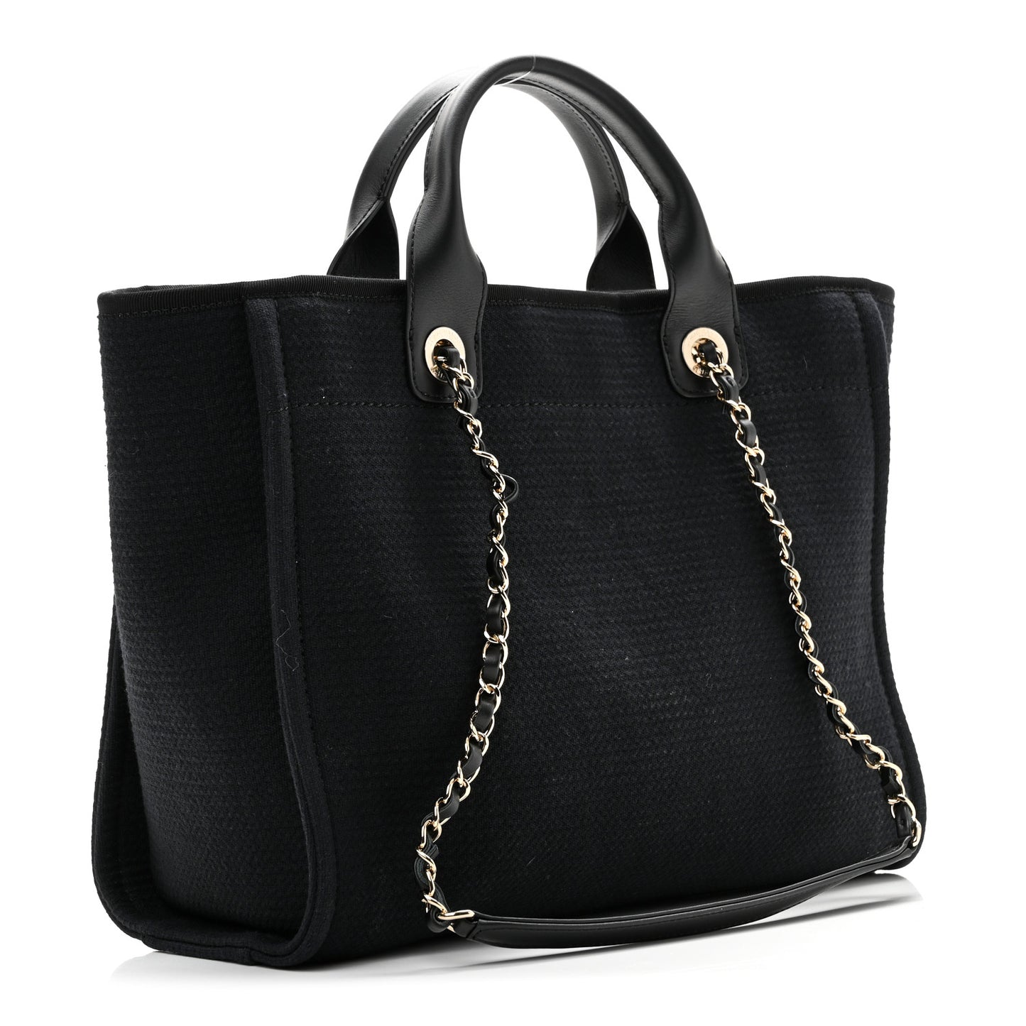 Mixed Fibers Small Deauville Tote Black