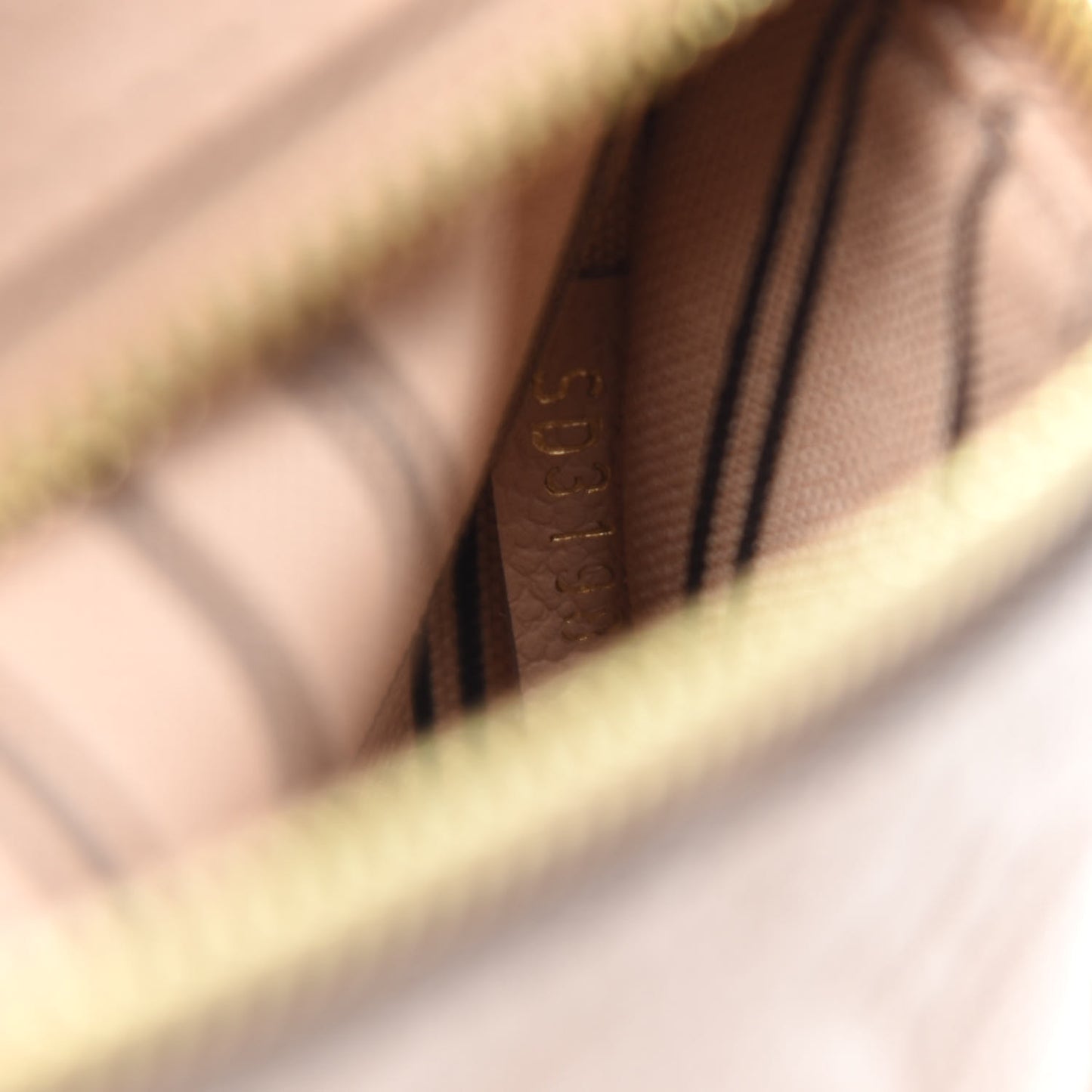 Empreinte Pochette Metis Beige Rose Creme