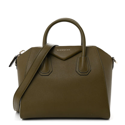 Givenchy Sugar Goatskin Small Antigona Dark Khaki 1 of 12