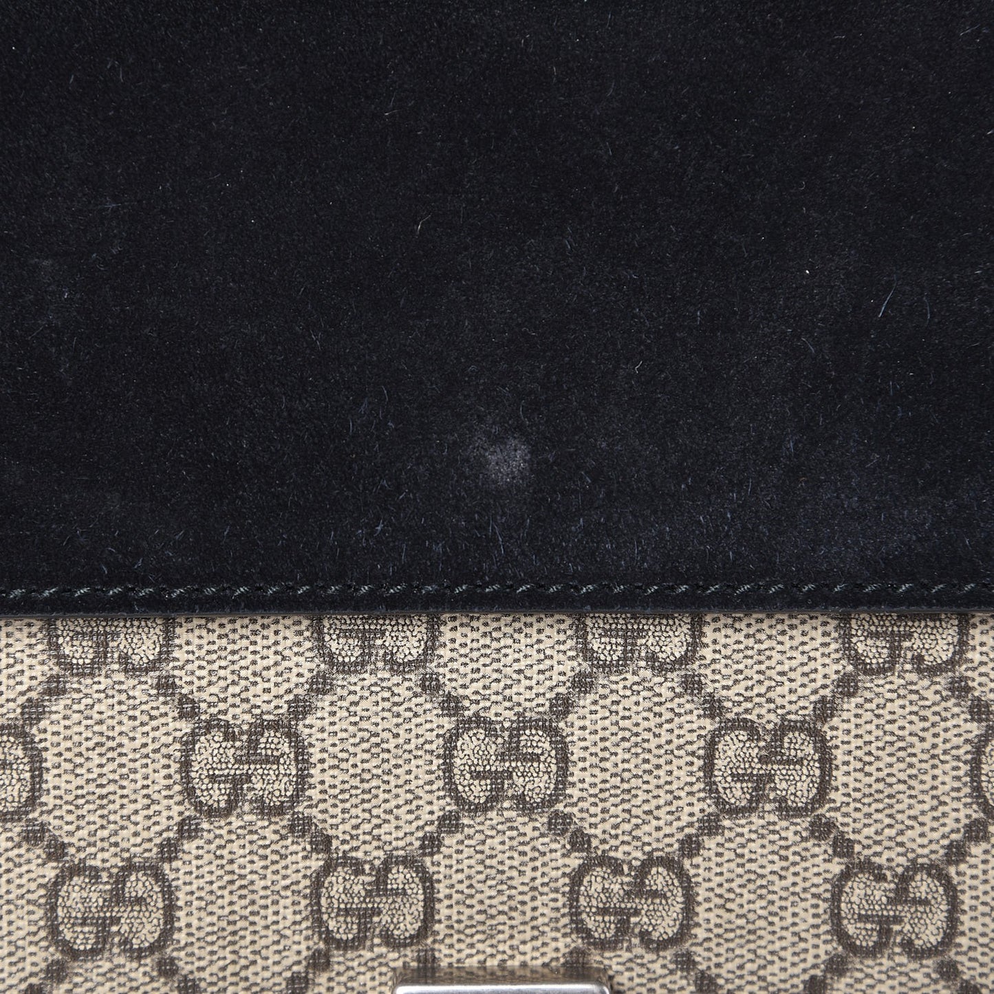 GG Supreme Monogram Mini Dionysus Shoulder Bag Black