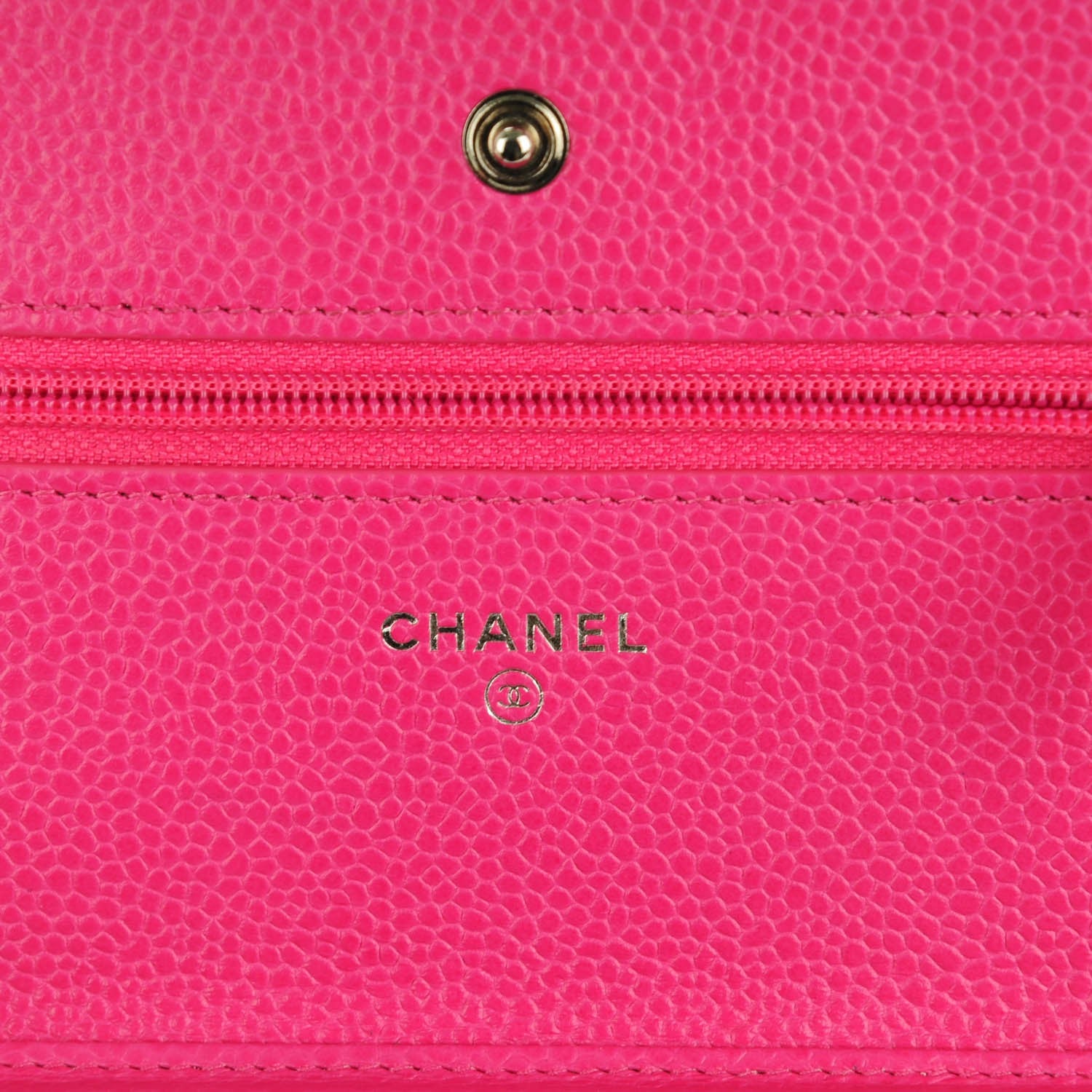 Chanel Caviar Quilted Wallet On Chain WOC Pink 6 of 9