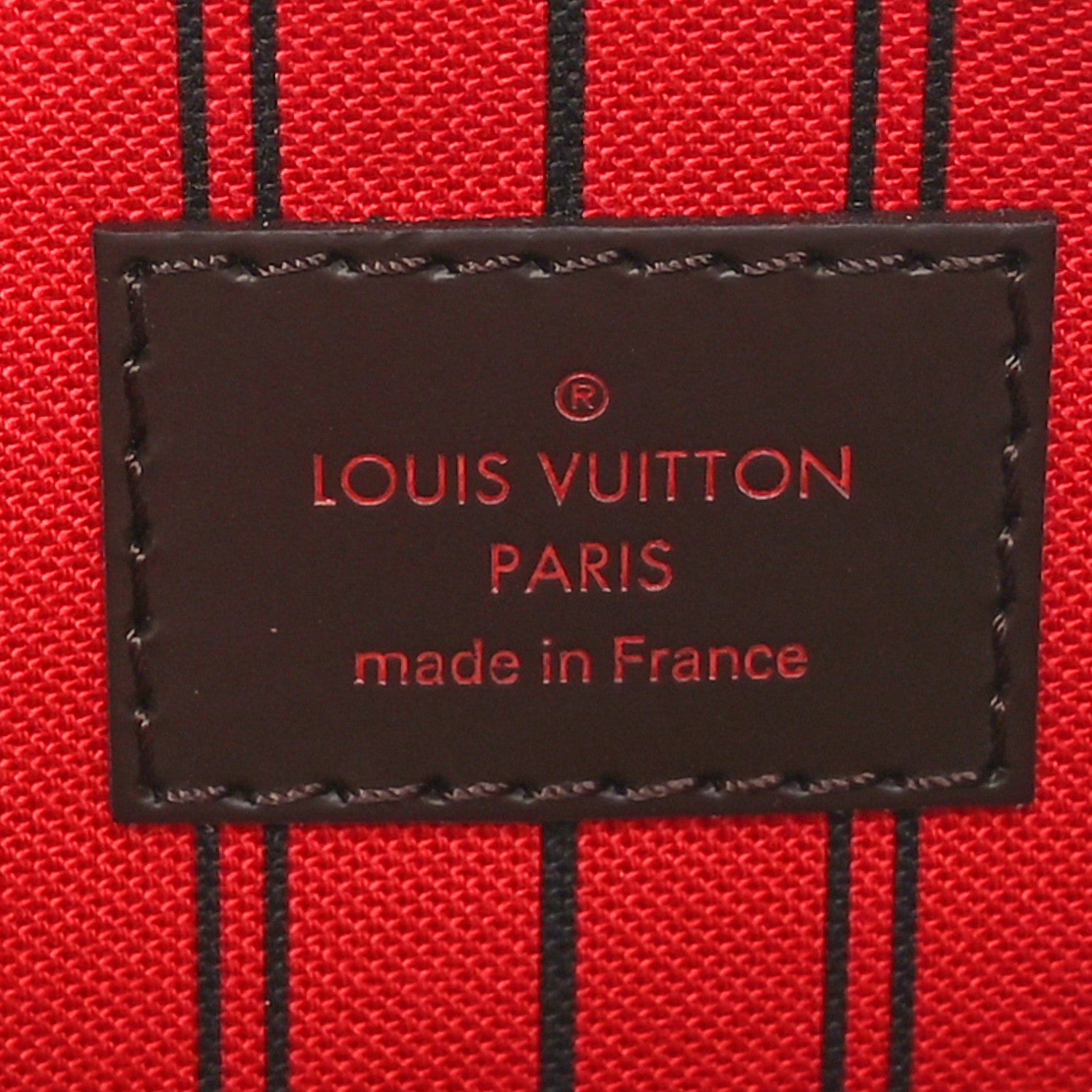 Louis Vuitton Damier Ebene Neverfull PM Pochette 6 of 7