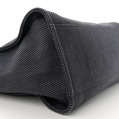 Chanel Woven Straw Raffia Medium Deauville Tote Black 9 of 14