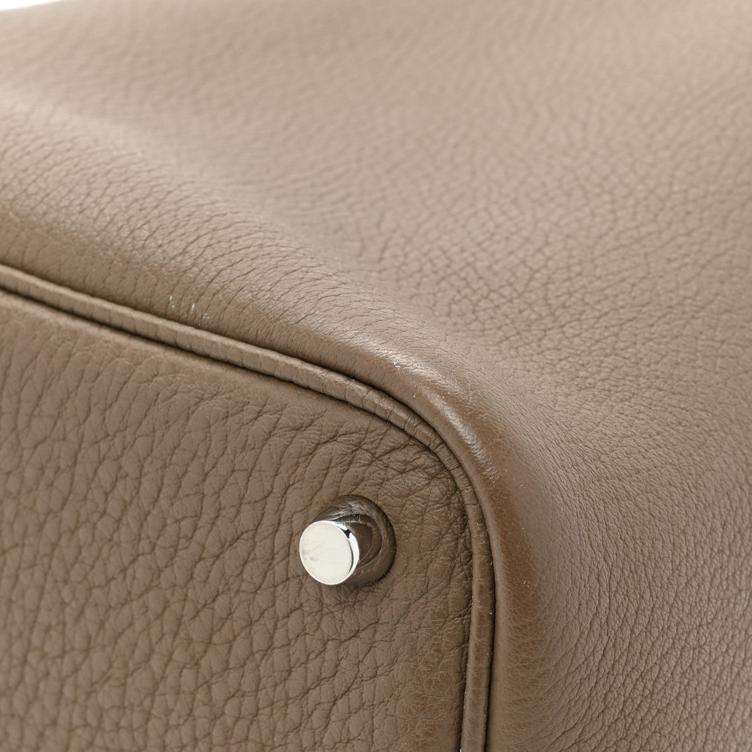 Hermes Taurillon Clemence Picotin Lock 18 PM Etoupe 11 of 14