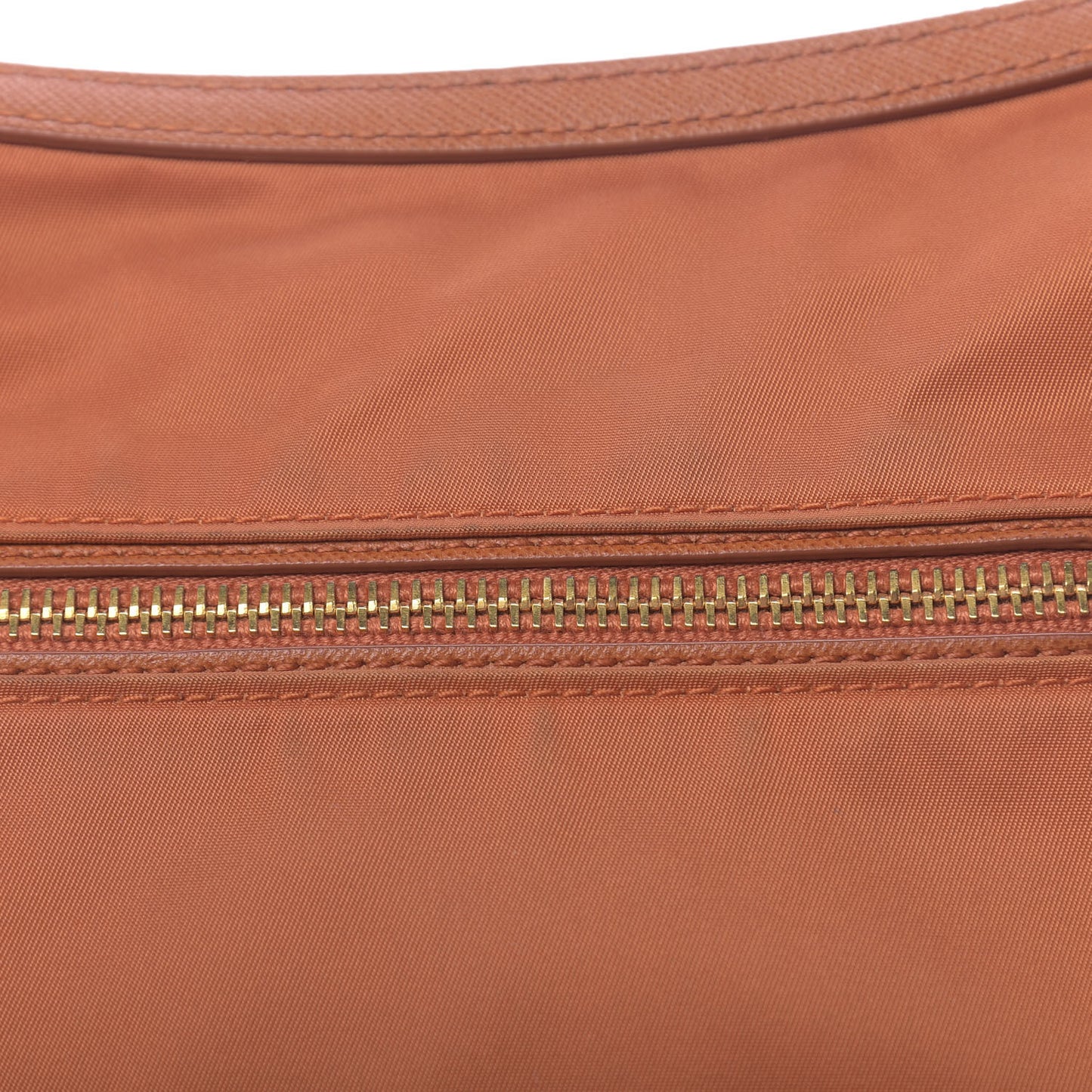 Tessuto Nylon Saffiano Crossbody Bag Papaya