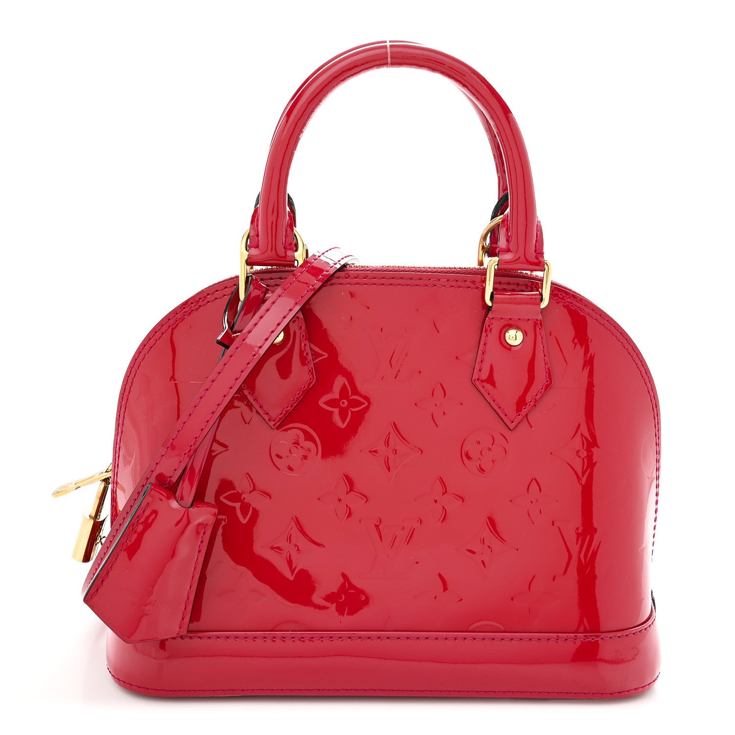 Louis Vuitton Vernis Alma BB Rose Indien 1 of 12