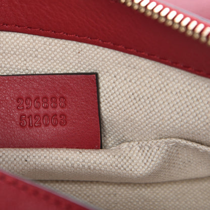 Gucci Calfskin Craft Pochette Red 6 of 7
