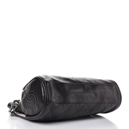 Chanel Lambskin Stitched Medium Ultimate Soft Tote Black 4 of 13
