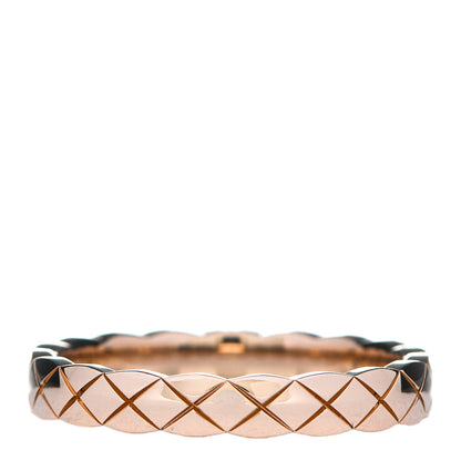 Chanel 18K Beige Gold Mini Coco Crush Ring 55 7.25 3 of 6