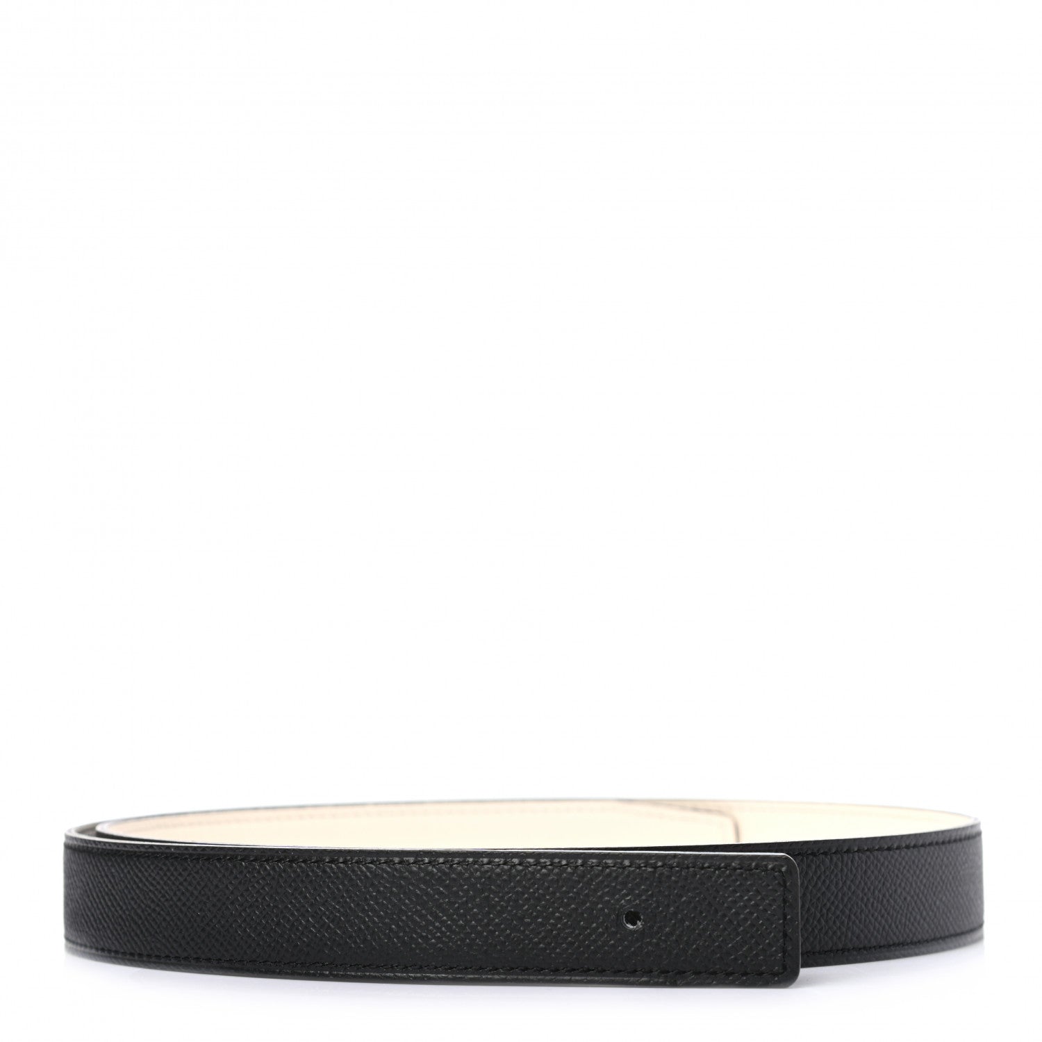 Hermes Swift Epsom 24mm H Belt Strap 80 Nata Black 1 of 5