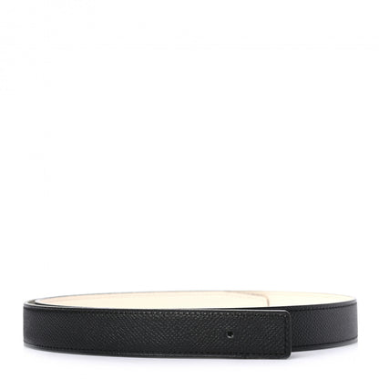 Hermes Swift Epsom 24mm H Belt Strap 80 Nata Black 1 of 5