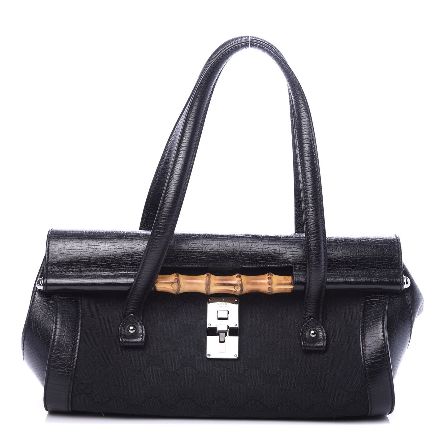 Monogram Bamboo Bullet Bag Black