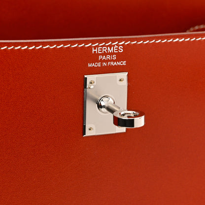 Hermes Box Kelly Sellier 25 Brique 6 of 12