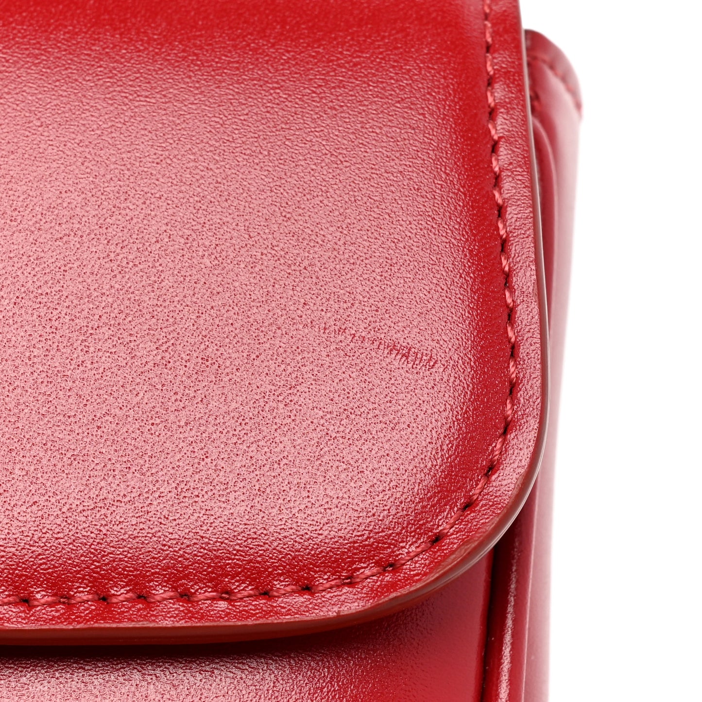 Smooth Calfskin Tassel Belt Bag Red