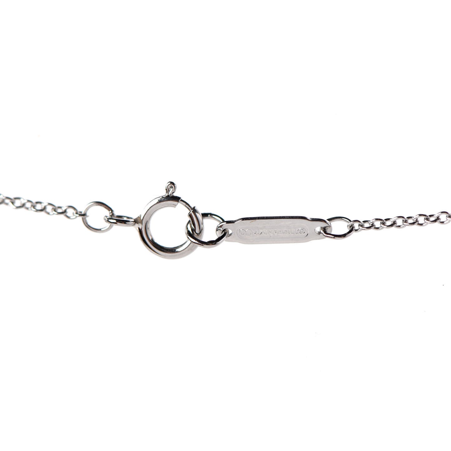 Platinum Diamond Mini Heart Pendant Necklace